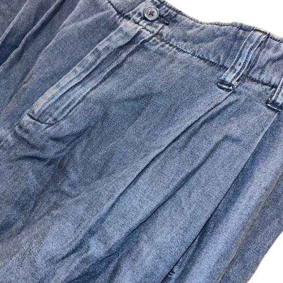 orvis medium to dark wash tencel denim chambray full skirt NEW NWT 20 - Picture 4 of 4